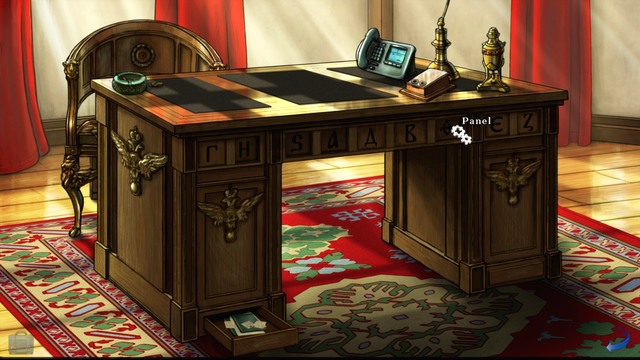 Not everyone has a desk like Medovsky - George - Medovskys Library, Medovskys Study - London - Broken Sword: The Serpents Curse - Game Guide and Walkthrough