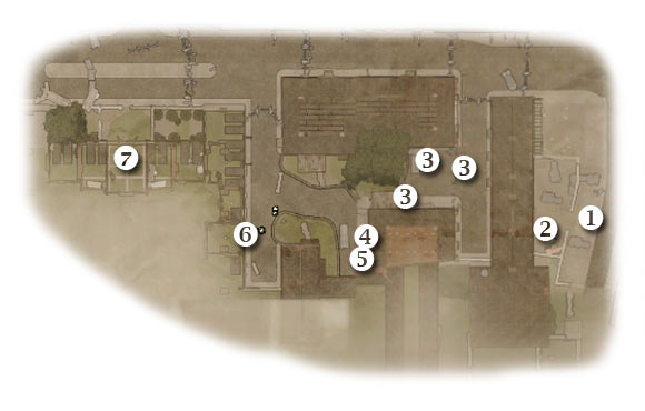 Map legend: 1 - starting area - Chapter 8: Black Friday - THIRD ASSIGNMENT:br Clear the municipal building - Chapter 8: Black Friday - Brothers in Arms: Hells Highway - Game Guide and Walkthrough