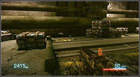 Bottle #37: opposite to the partially raised passage, which you will use by the end of the chapter (sliding below it) while running from death with a 10-seconds counter - Bottles - p. 2 - Secrets - Bulletstorm - Game Guide and Walkthrough