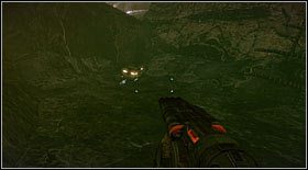 Bottle #33: can be found beside the ammunition, at the place where you will fight the mutants (in a rocky environment) with many explosive barrels in the area (you will get there around 3-4 minutes after the first fight, after getting out of the toxic waste river) - Bottles - p. 2 - Secrets - Bulletstorm - Game Guide and Walkthrough