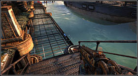 Bottle #12: the next bottle can be found in a very characteristic place: on the side platform of the first pier, which you will reach while playing the level normally - Bottles - p. 1 - Secrets - Bulletstorm - Game Guide and Walkthrough