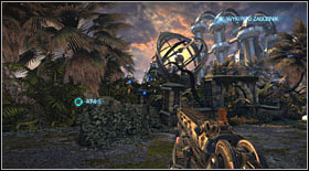 Electro Flies #13: more are flying at the very bottom of the multi-level stairs beside the third dropkit - Electro Flies - Secrets - Bulletstorm - Game Guide and Walkthrough