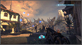 Electro Flies #1: you will come across the first electro flies upon reaching the building - Electro Flies - Secrets - Bulletstorm - Game Guide and Walkthrough