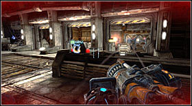 Take another ride and you will end up in a big room with multiple enemies - Act VII - Chapter 2 - p. 1 - Walkthrough - Bulletstorm - Game Guide and Walkthrough