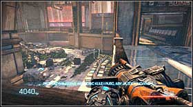 It won't last too long, as after a few steps new ones will appear, this time on your level (beside the café and tables with chairs) - Act VII - Chapter 1 - p. 2 - Walkthrough - Bulletstorm - Game Guide and Walkthrough