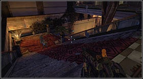 The situation will change for a bit after you head onto the stairs with a red carpet - Act VI - Chapter 1 - Walkthrough - Bulletstorm - Game Guide and Walkthrough