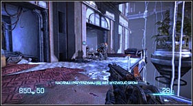 After landing, head to the next room and you will be attacked by a big group of enemies - Act VI - Chapter 1 - Walkthrough - Bulletstorm - Game Guide and Walkthrough