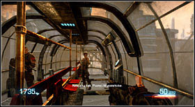 As the last enemy dies, you will be able to enter the train cart - Act V - Chapter 1 - Walkthrough - Bulletstorm - Game Guide and Walkthrough