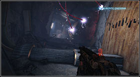 Go through the first corridor by jumping over the concrete pillars and keeping an eye on the electrical cables - Act IV - Chapter 3 - p. 2 - Walkthrough - Bulletstorm - Game Guide and Walkthrough