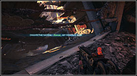 At some point you will reach a place where you will have to make a long slide down the building - Act IV - Chapter 3 - p. 1 - Walkthrough - Bulletstorm - Game Guide and Walkthrough