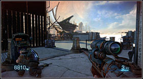 As the last head explodes, go towards the buildings on which the enemies were - Act III - Chapter 1 - p. 1 - Walkthrough - Bulletstorm - Game Guide and Walkthrough