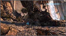 Move on along the rock precipice to reach another dropkit - Act III - Chapter 1 - p. 1 - Walkthrough - Bulletstorm - Game Guide and Walkthrough