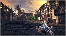 One the car is history, join the robot on the ground and move on together - Act II - Chapter 2 - Walkthrough - Bulletstorm - Game Guide and Walkthrough