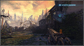 Behind the corner there's another dropkit, use it to replenish ammo - Act II - Chapter 1 - p. 2 - Walkthrough - Bulletstorm - Game Guide and Walkthrough