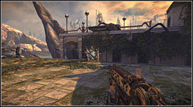 On the other side of the passage you will find an open square, which is in fact completely safe - Act II - Chapter 1 - p. 1 - Walkthrough - Bulletstorm - Game Guide and Walkthrough