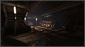 After the passage opens, go through it and follow your companions (holding down the spacebar) onto the spaceship bridge - Prologue - p. 1 - Walkthrough - Bulletstorm - Game Guide and Walkthrough