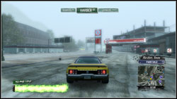 Gas station #2 - Harbor Town - Drive throughs and car parks - Burnout Paradise: The Ultimate Box - Game Guide and Walkthrough