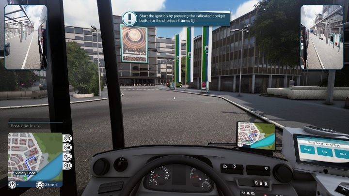 To start a bus, you have to - How to start and end your trip in Bus Simulator 18? - FAQ - Bus Simulator 18 Game Guide