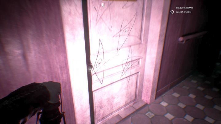 The first door you have to open in this location. - Chapter 9 - Riverside Institute | Call of Cthulhu Walkthrough - Walkthrough - Call of Cthulhu Guide