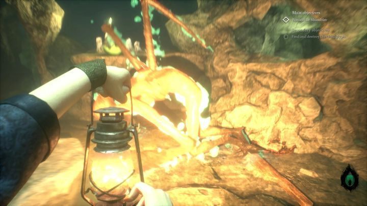 Weaken the enemy with the lamp and go towards Drake. - Chapter 10 - Darkwater police station | Call of Cthulhu Walkthrough - Walkthrough - Call of Cthulhu Guide