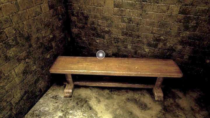 After talking to policemen lie down on the cell bench. - Chapter 11 - Darkwater police station | Call of Cthulhu Walkthrough - Walkthrough - Call of Cthulhu Guide