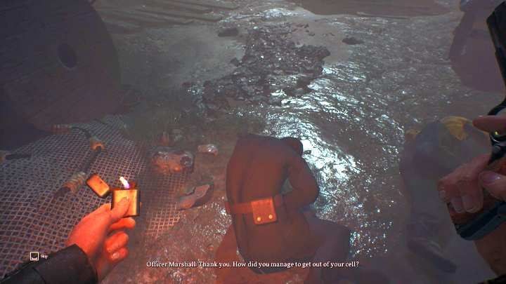 You will get additional bullets from the wounded officer. - Chapter 12 - Darkwater Port | Call of Cthulhu Walkthrough - Walkthrough - Call of Cthulhu Guide