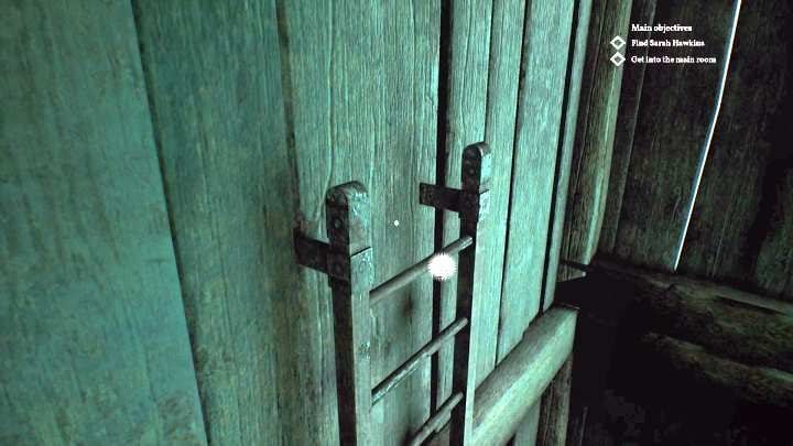 The ladder to a lower level. - Chapter 13 - Abandoned whaling station | Call of Cthulhu Walkthrough - Walkthrough - Call of Cthulhu Guide