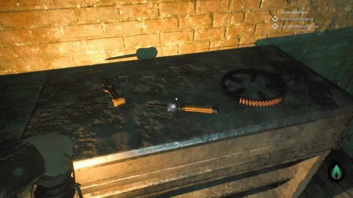 The location of the knife. - Chapter 13 - Abandoned whaling station | Call of Cthulhu Walkthrough - Walkthrough - Call of Cthulhu Guide