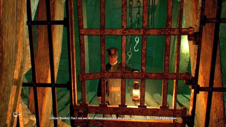 Bradley will not be able to join you, but you will meet soon. - Chapter 4 - Tunnels under the Hawkins mansion | Call of Cthulhu Walkthrough - Walkthrough - Call of Cthulhu Guide