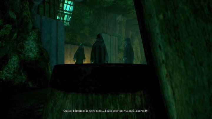 Another group of cultists. - Chapter 4 - Tunnels under the Hawkins mansion | Call of Cthulhu Walkthrough - Walkthrough - Call of Cthulhu Guide