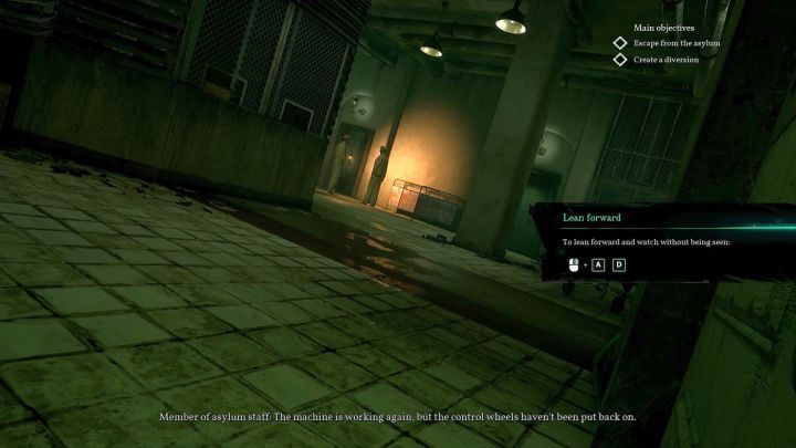 Leaning out is a very useful mechanic. - Chapter 5 - Riverside Institute | Call of Cthulhu Walkthrough - Walkthrough - Call of Cthulhu Guide