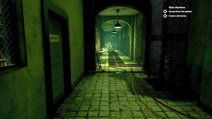 Entrance to the archive on the left. - Chapter 5 - Riverside Institute | Call of Cthulhu Walkthrough - Walkthrough - Call of Cthulhu Guide