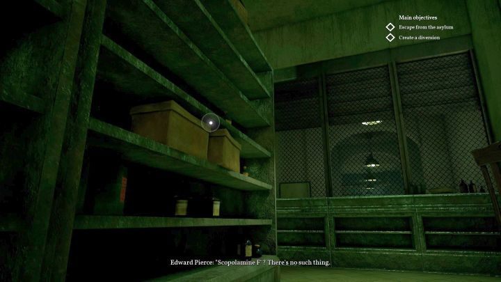 Sleeping pills at the pharmacy. - Chapter 5 - Riverside Institute | Call of Cthulhu Walkthrough - Walkthrough - Call of Cthulhu Guide