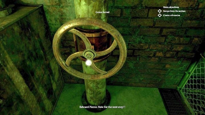 One of the two wheels after installation. - Chapter 5 - Riverside Institute | Call of Cthulhu Walkthrough - Walkthrough - Call of Cthulhu Guide