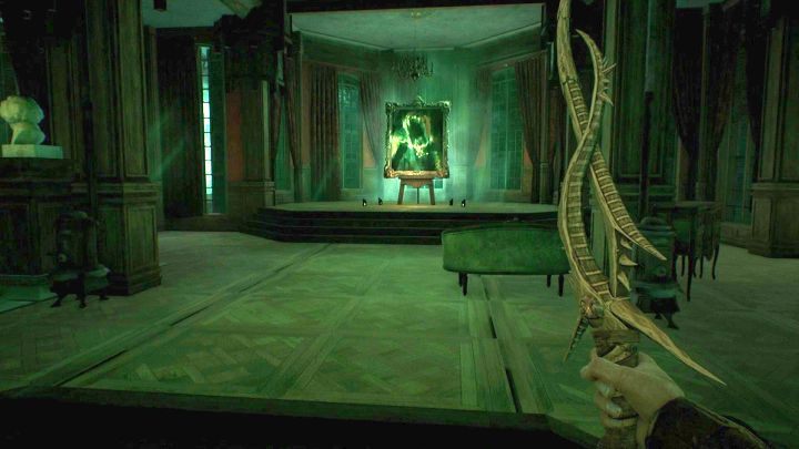 Reach the canvas quickly and destroy it. - Chapter 6 - Hawkins Mansion - Sanders Residence | Call of Cthulhu Walkthrough - Walkthrough - Call of Cthulhu Guide