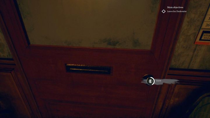 Now all that is left is to leave the office. - Chapter 1 - Pierce Investigations Agency, Boston | Call of Cthulhu Walkthrough - Walkthrough - Call of Cthulhu Guide