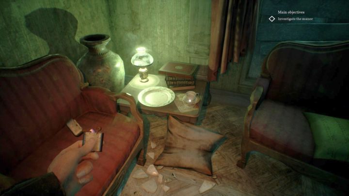 The note on the table. - Chapter 3 - Garden of the Hawkins mansion | Call of Cthulhu Walkthrough - Walkthrough - Call of Cthulhu Guide