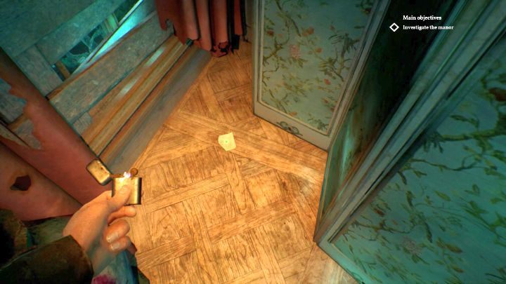 The note behind the folding screen. - Chapter 3 - Garden of the Hawkins mansion | Call of Cthulhu Walkthrough - Walkthrough - Call of Cthulhu Guide