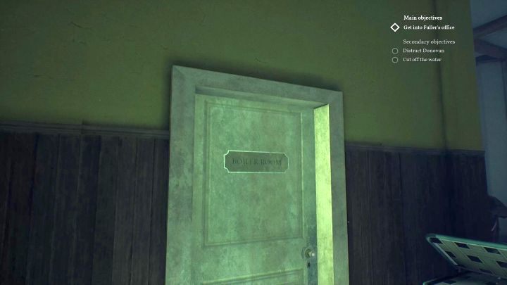 Boiler Room door. - Chapter 8 - Riverside Institute | Call of Cthulhu Walkthrough - Walkthrough - Call of Cthulhu Guide