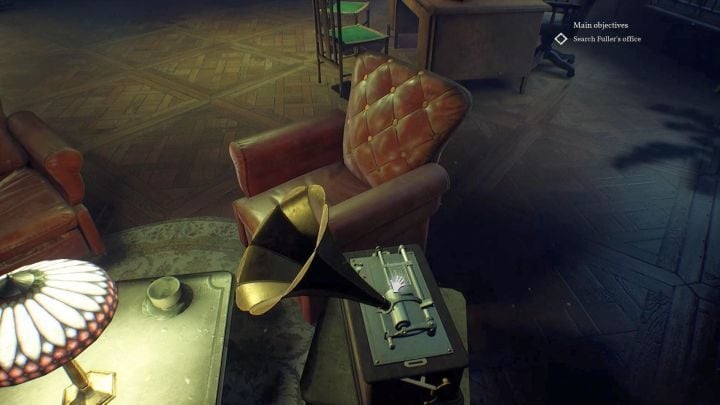 Phonogram, with which you can listen to the recording. - Chapter 8 - Riverside Institute | Call of Cthulhu Walkthrough - Walkthrough - Call of Cthulhu Guide