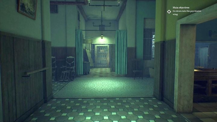 The way to the psychiatric wing. - Chapter 8 - Riverside Institute | Call of Cthulhu Walkthrough - Walkthrough - Call of Cthulhu Guide