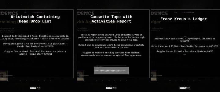 To find suspects, you need to have 3 key pieces of evidence. - Call of Duty Cold War: Suspects (Operation Red Circus) - how to find them? - FAQ - Call of Duty Cold War Guide