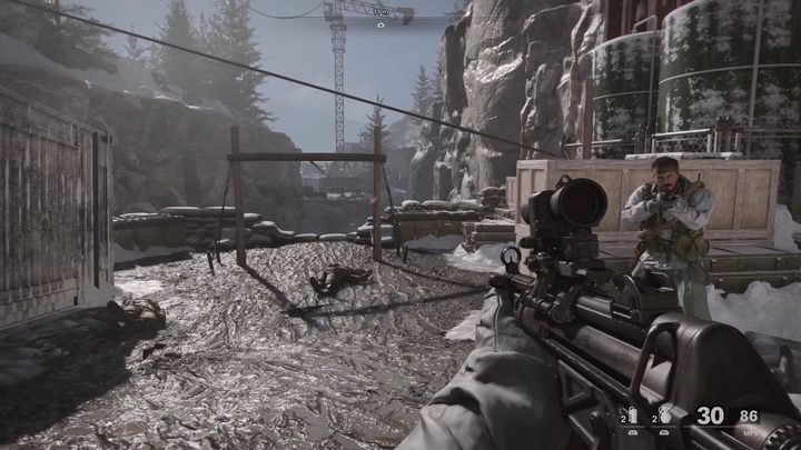 The spot marked in the image above is the easiest location to get the achievement. - Call of Duty Cold War: Achievements/Trophies - list - Appendix - Call of Duty Cold War Guide