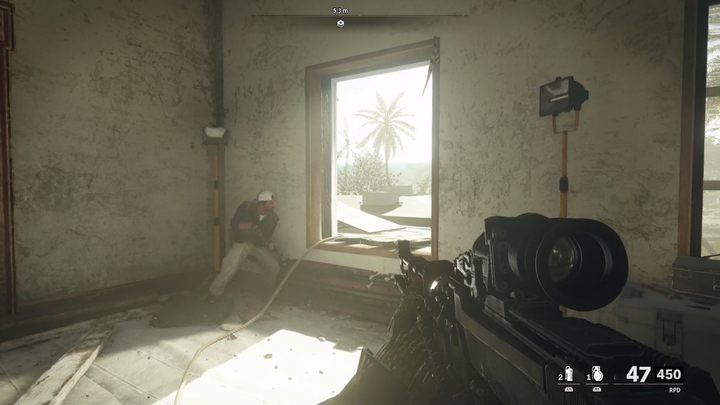 Go through the window and get to the roof - Call of Duty Cold War: End of the Line - walkthrough - Walkthrough - Call of Duty Cold War Guide