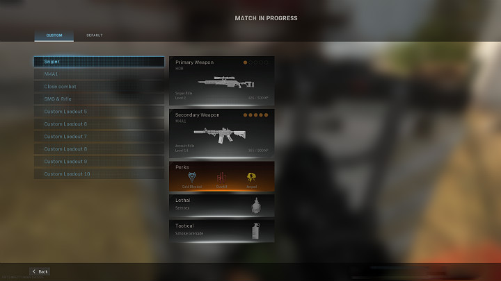 To select the correct loadout, use the action button to enter the loadout drop menu and select the item set that interests you most - Warzone: Best loadouts - general information - Warzone: Best loadouts - Warzone Guide