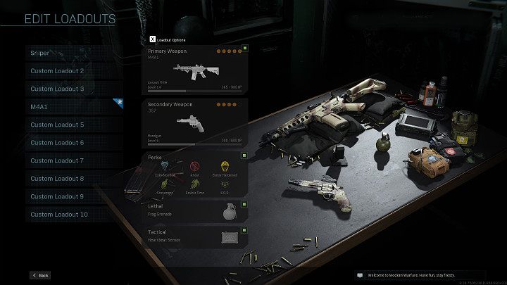 You can name your equipment sets freely, so you will need less time to choose the right option during the game - Warzone: Best loadouts - general information - Warzone: Best loadouts - Warzone Guide