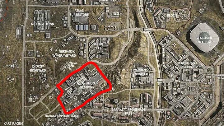 The area of the Verdansk Train Station is really vast - weapons can be found literally anywhere - Warzone: Verdansk Train Station - information, weapons - Warzone: Best places to land - Warzone Guide