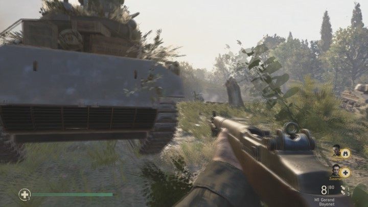 Get behind one of the tanks and follow it - Operation Cobra - Walkthrough - Walkthrough - Call Of Duty WW2 Guide