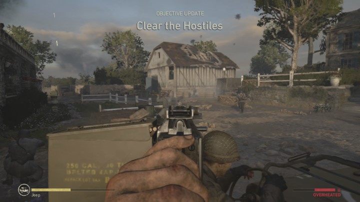 You will receive a new objective - Clear the Hostiles - Operation Cobra - Walkthrough - Walkthrough - Call Of Duty WW2 Guide