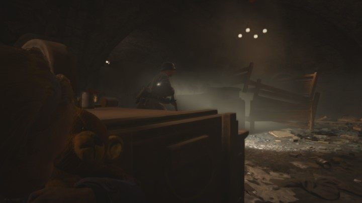 You wont be able to attack your opponents, so avoid them - Collateral Damage - Walkthrough - Walkthrough - Call Of Duty WW2 Guide